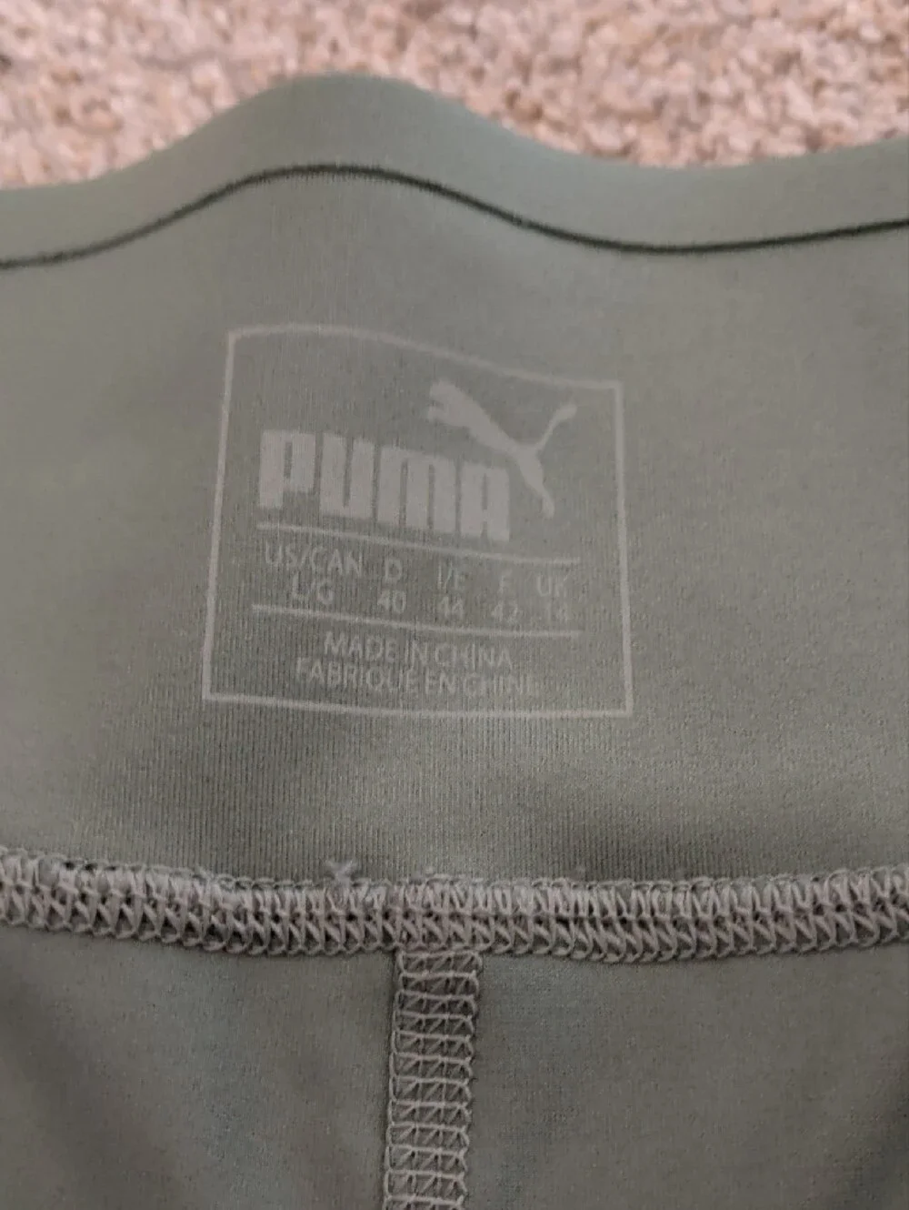 Puma Dark Sage Green Athletic Skort